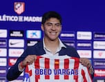 Los detalles de la presentación de Obed Vargas con el Atlético de Madrid