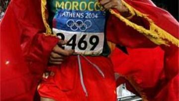 <b>REY DEL MEDIOFONDO.</B> El Guerrouj fue doble campeón olímpico en Atenas 2004.