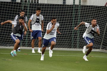 Barcelona 05 Junio 2018, EspaÃ±a
Entrenamiento de la Seleccion Argentina en el predio del Barcelona, Joan Gamper.

Foto Ortiz Gustavo
