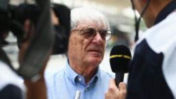 El jefe de la Fórmula 1, Bernie Ecclestone.