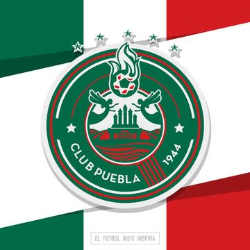 Los escudos de la Liga MX en su modo más patrio