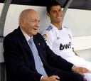 Di Stéfano dio ánimos a Cristiano en Valdebebas