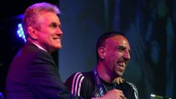 Franck Ribéry quiere el triplete y hacer historia con Heynckes: "Tenemos que lograrlo para el técnico".