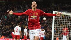 Zlatan entrena normal y busca su lugar en el United de Alexis