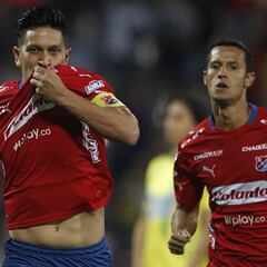 Germán Cano, figura en triunfo de Medellín sobre Bucaramanga