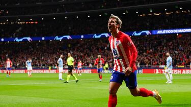 Griezmann celebra un gol.