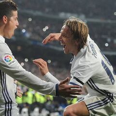 Uno x uno: James se quita las penas; gran noche de Modric
