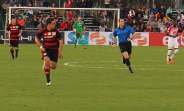 Chicharito, en la Florida Cup ante Santa Fe.