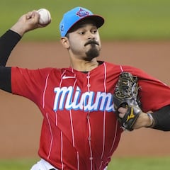 Pablo López impone marca de MLB al iniciar juego con nueve ponches consecutivos