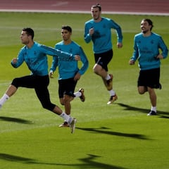 El Real Madrid se entrena por última vez antes de la final