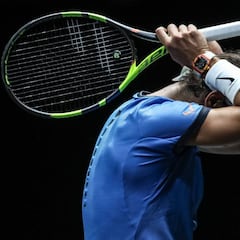 Los saques del cañonero Isner baten a Nadal en la Laver Cup