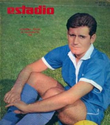 13/11/1966. Guillermo Yávar anota el el gol número 1500 de Universidad de Chile por Torneos Nacionales. Fue 4-2 sobre La Serena.