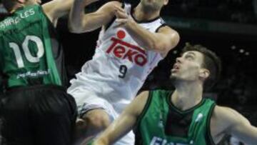 Felipe Reyes, ante el FIATC Joventut.