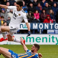 Raúl Jiménez anota en el empate del Wolverhampton en la FA Cup