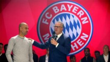 Rummenigge y Guardiola