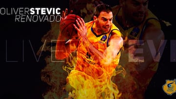 Oliver Stevic seguirá una temporada más en el Gran Canaria.