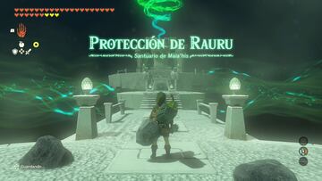 the legend of zelda tears of the kingdom nintendo switch guia santuario maia'his