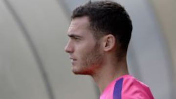 Thomas Vermaelen durante un entrenamiento.