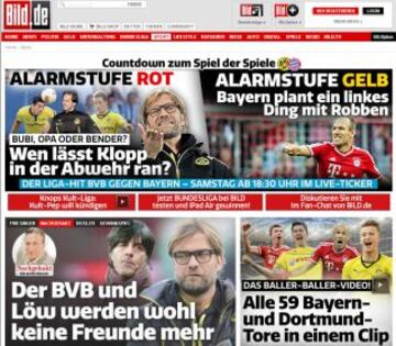 Portadas de la prensa extranjera