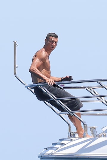 Cristiano Ronaldo y Georgina Rodríguez disfrutaron en las Islas Baleares de sus vacaciones.