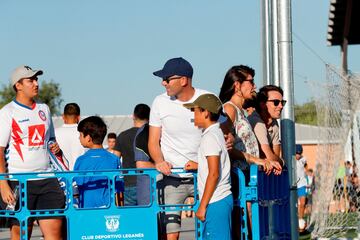 Zidane estuvo viendo a su hijo Enzo con el Rayo Majadahonda