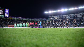  General View during the game Leon vs Santos, corresponding to Play In A B of the Torneo Apertura 2023 of the Liga BBVA MX, at Nou Camp Leon Stadium, on November 26, 2023. 

<br><br>

Vista General durante el partido Leon vs Santos, correspondiente al Play In A B del Torneo Apertura 2023 de la Liga BBVA MX, en el Estadio Nou Camp Leon, el 26 de noviembre de 2023.