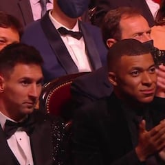 Madrid y PSG sellan la paz con un abrazo en el Balón de Oro