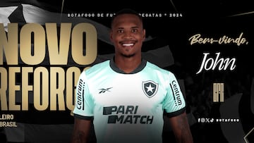 Botafogo oficializa a John