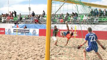 El fútbol playa le hace honor a Cristiano con este gol de chilena