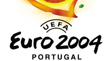 El logotipo de la Eurocopa de Portugal de 2004.