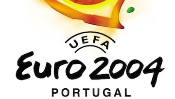 El logotipo de la Eurocopa de Portugal de 2004.