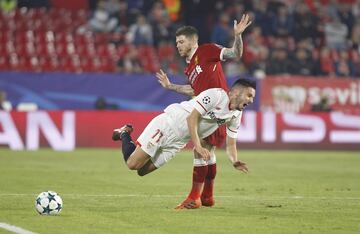 Sarabia y Alberto Moreno.