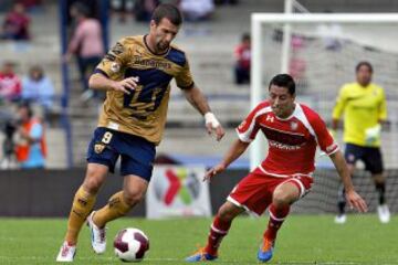 Jugó con Pumas del Apertura 2012 al Clausura 2013