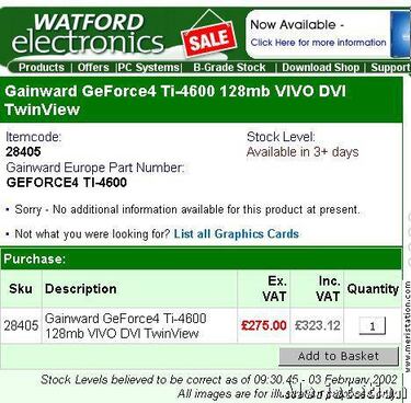 Ya se pueden reservar GeForce 4 de Gainward