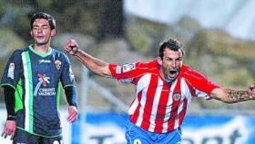 <b>KIKO RATÓN. </b>Fue el gran protagonista del encuentro frente al elche con dos golazos.