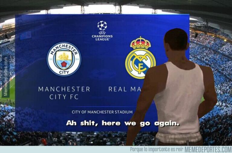Otra vez un Manchester City - Real Madrid: los mejores memes del sorteo de octavos de la Champions League