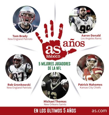 5 mejores jugadores de la NFL