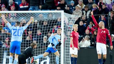 Gavi, autor del gol de la victoria de España ante Noruega.