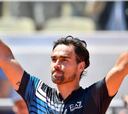 Bautista dice adiós a Roland Garros tras caer ante Fognini