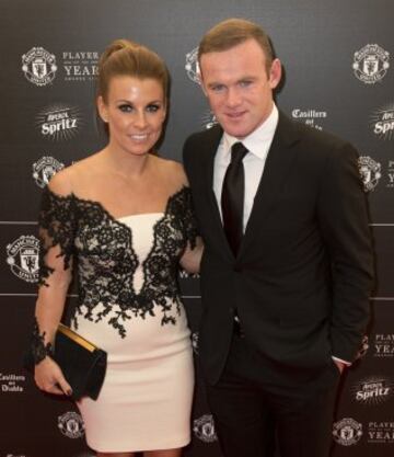 Wayne Rooney y Coleen.