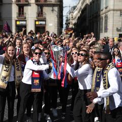 Barcelona recibe a sus campeonas