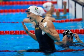 Katinka Hosszu ha sido una de las reinas de la natación en Río de Janeiro. La húngara se va de estos Juegos Olímpicos con tres oros y una plata. 