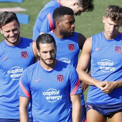 Koke y Llorente, para la última prueba con red del Atlético