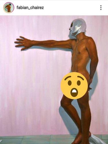 El Hijo del Santo se ofende por uso de imagen en cuadro de Cháirez