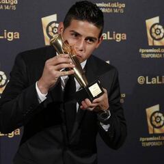 Buenos momentos: James y 29 premios en una década