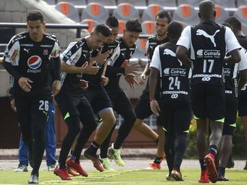 El Deportivo Independiente Medellín se prepara para el juego de ida de la semifinal de la Liga Águila I - 2018 ante el Deportes Tolima.