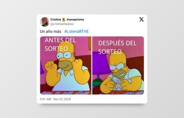 “Nos ha vuelto a tocar salud”: los mejores memes del sorteo de Navidad 2024 