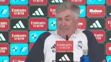 Otra genialidad más de Ancelotti: le preguntan por la baja de Bellingham y desata las risas