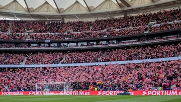 Reunión de peñas atléticas antes del derbi contra el Madrid
