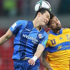 Javier Aquino recibió sutura tras golpe en la cabeza en el Mundial de Clubes